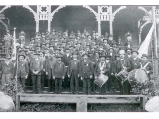 GAR gathering at Terrace Park near Morristown, NY