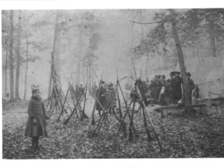 GAR encampment near Morristown, NY