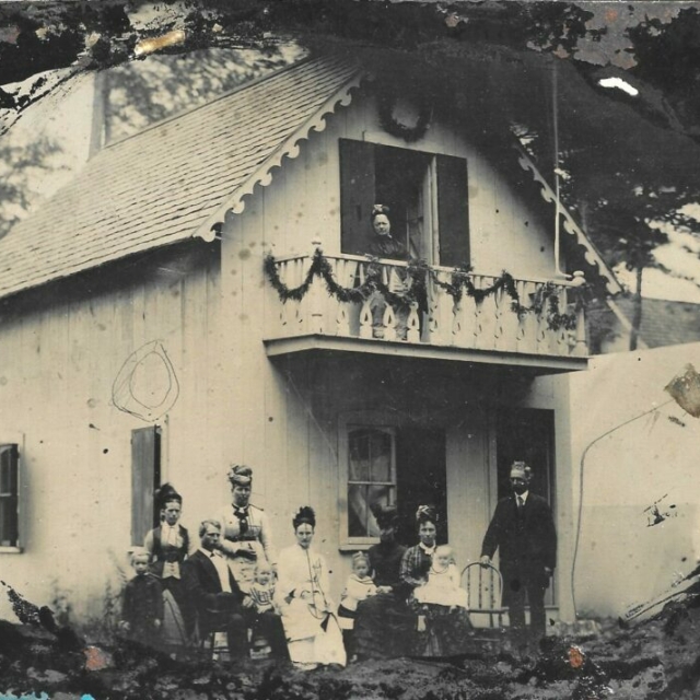 TinType (undated)  cottage at Terrace Park New York