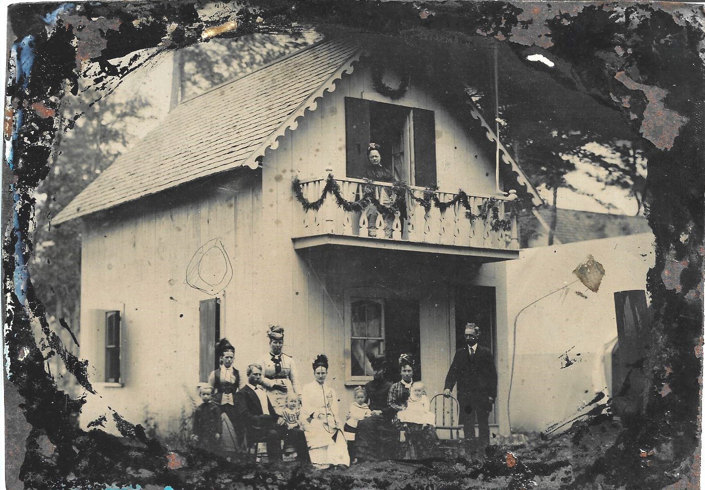 TinType (undated)  cottage at Terrace Park New York