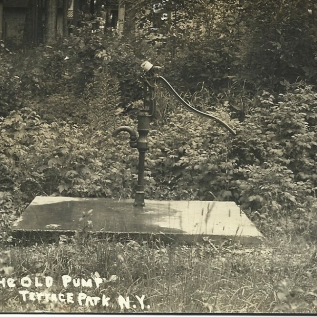 The old pump. Terrace Park, New York