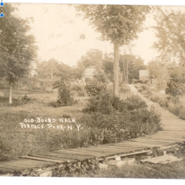 Old Bpard Walk at Terrace Park near Morristown, NY