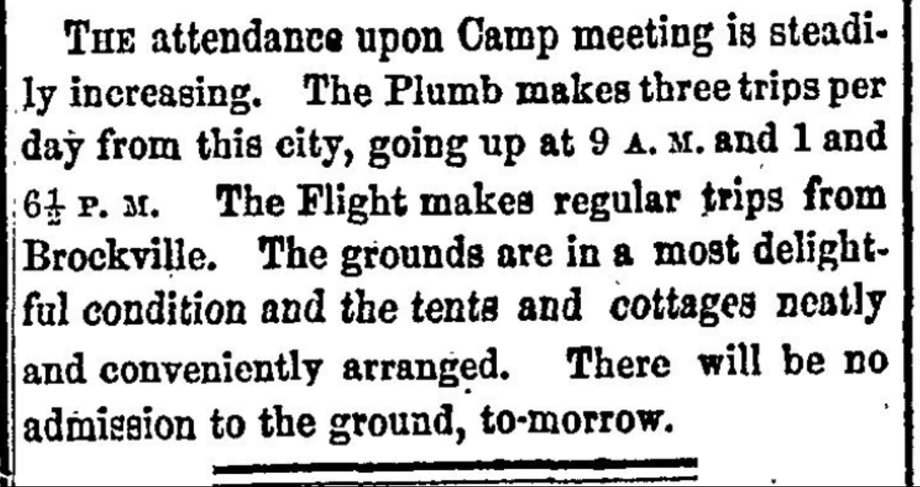 Methodist Camp Meeting 1875