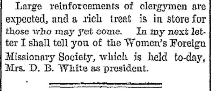 Methodist camp meeting 1877