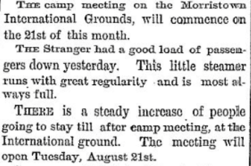 Methodist camp meeting 1877