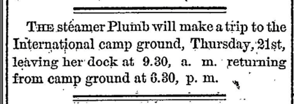 morristown, ny camp meeting